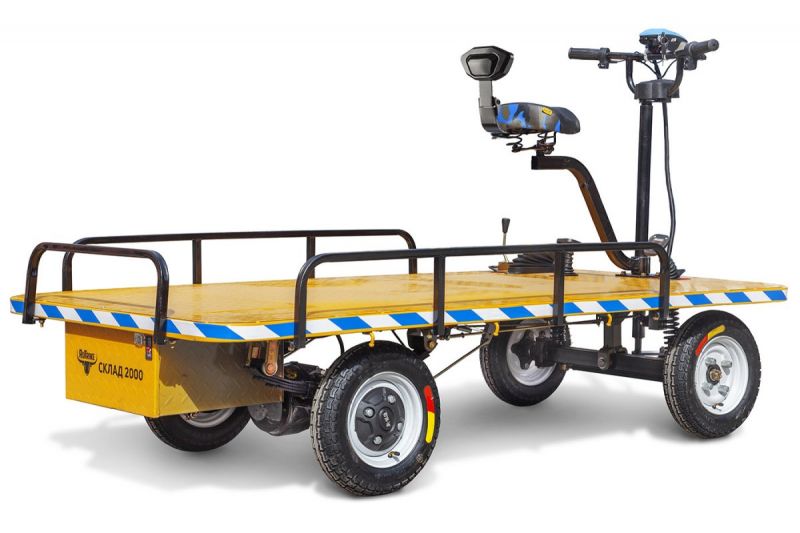 Грузовая электрическая тележка RuTrike Склад 2000 Грузовая электрическая тележка RuTrike Склад 2000